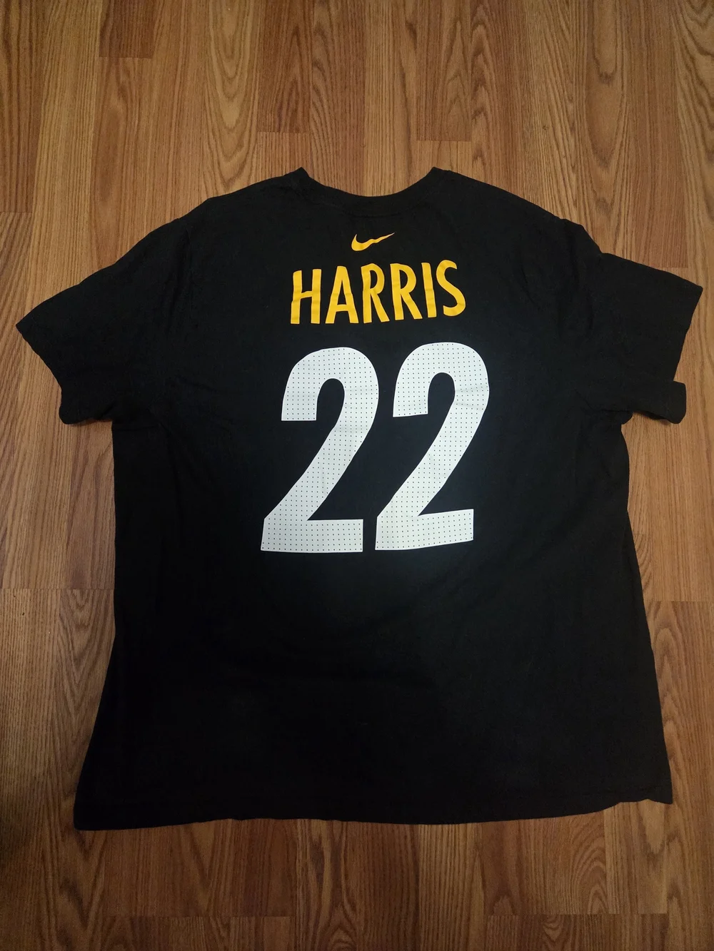 Nike Pittsburgh Steelers Najee Harris #22 T-Shirt Men's XXL Black NFL Football T
